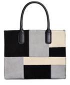 Giani Bernini Suede Patchwork Satchel, Only At Macy's
