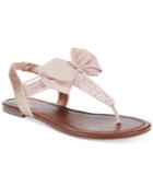 Material Girl Swan Flat Thong Sandals, Only At Macy's Women's Shoes