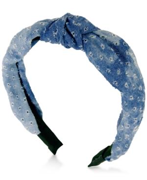 Guess Denim Knotted Headband