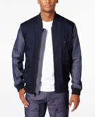 Sean John Men's Two-tone Bomber Jacket