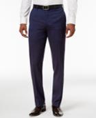 Sean John Men's Classic-fit Blue Solid Suit Pants