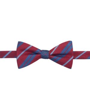 Countess Mara Reversible Stripe Dot Melange Self-tie Bow Tie