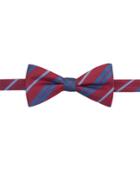 Countess Mara Reversible Stripe Dot Melange Self-tie Bow Tie