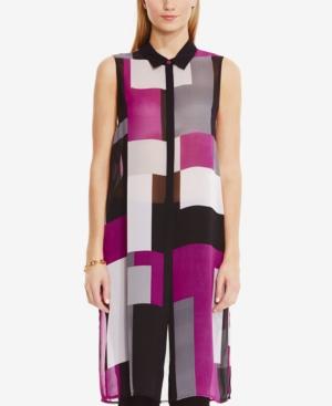 Vince Camuto Sleeveless Colorblocked Tunic