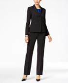 Le Suit Three-piece Two-button Texture-weave Pantsuit