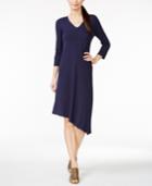 Eileen Fisher Asymmetrical V-neck Dress