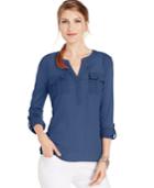 Inc International Concepts Petite Utility Top, Only At Macy's