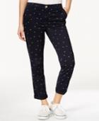 Tommy Hilfiger Hampton Printed Cuffed Ankle Pants