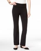 Thalia Sodi Solid Foldover Yoga Pants, Only At Macy's