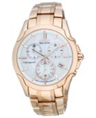 Citizen Watch, Women's Eco-drive Sport Chronograph Rose Gold-tone Stainless Steel Bracelet 35mm Fb1153-59a