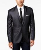 Bar Iii Men's Black Shiny Slim-fit Dinner Jacket, Only At Macy's