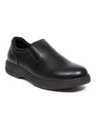 Deer Stags Men's Manager Memory Foam Slip Resistant Oil Resistant Non Marking Dress Comfort Slip-on Men's Shoes