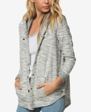 O'neill Juniors' Marcy Snap-front Hoodie Sweater