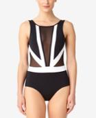 Anne Cole Hot Mesh Illusion One-piece Swimsuit Women's Swimsuit