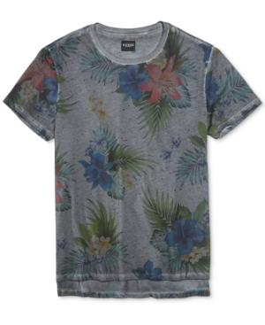 Guess Men's Tropical Graphic-print Cotton T-shirt
