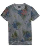 Guess Men's Tropical Graphic-print Cotton T-shirt