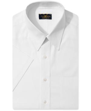 Club Room Solid Short-sleeved Dress Shirt, Created For Macy's
