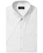 Club Room Solid Short-sleeved Dress Shirt, Created For Macy's