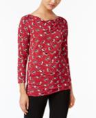 Weekend Max Mara Ornato Cat-print Top