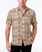 Tasso Elba Men's Silk & Linen Pattern Shirt, Created For Macy's