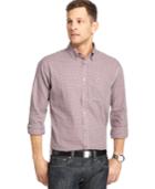 Van Heusen Big And Tall No-iron Plaid Dress Shirt
