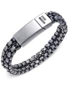 Steve Madden Men's 2-strand Chain Bracelet