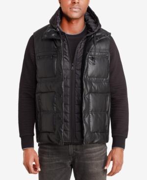 Sean John Men's Puffer Vest With Inset