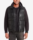 Sean John Men's Puffer Vest With Inset