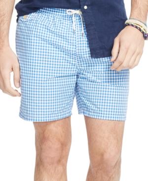 Polo Ralph Lauren Men's Big And Tall Gingham Traveler Swim Shorts