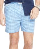 Polo Ralph Lauren Men's Big And Tall Gingham Traveler Swim Shorts