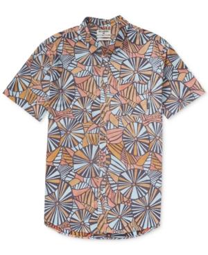 Billabong Men's Vacay Geo-print Cotton Shirt