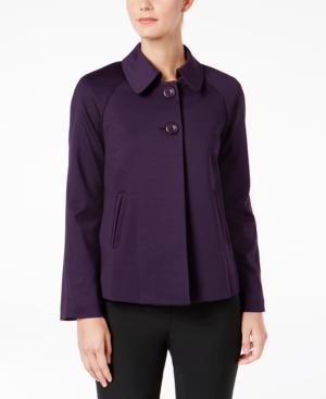 Kasper Two-button Pleated Blazer