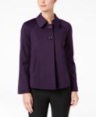 Kasper Two-button Pleated Blazer