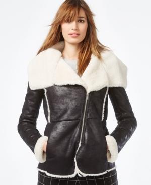 Rachel Rachel Roy Seamed Faux-shearling Jacket