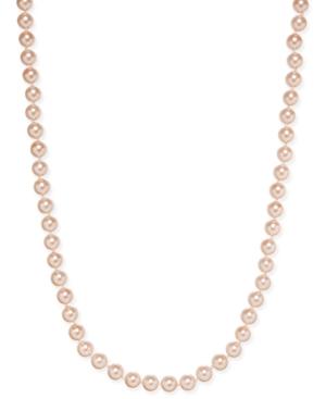 Charter Club Imitation Pink Pearl Strand Necklace, Created For Macy's