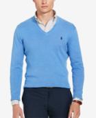 Polo Ralph Lauren Men's V-neck Pima Sweater