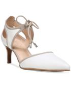 Franco Sarto Darlis Ankle-tie Pointed-toe Pumps Women's Shoes