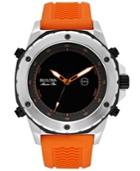 Bulova Men's Analog-digital Chronograph Marine Star Orange Silicone Strap Watch 50mm 98c118