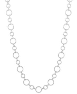 Charter Club Geometric Link Long Chain Necklace