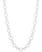 Charter Club Geometric Link Long Chain Necklace