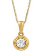 Diamond Pendant Necklace (1/5 Ct. T.w.) In 14k Gold