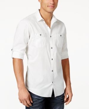 Inc International Concepts Men's Cochran Top-stitched Shirt, Only At Macy's