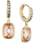 Judith Jack 10k Gold-plated Sterling Silver Crystal And Marcasite Drop Earrings