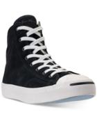 Converse Men's Jack Purcell Jack Suede High Top Casual Sneakers From Finish Line