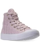 Converse Women's Chuck Taylor Hi Woven Casual Sneakers From Finish Line