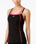 Speedo Endurance Layered-look Active Tankini Top Women's Swimsuit