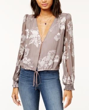 Astr Tiffany Floral-print Blouse