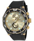 Invicta Men's Chronograph Pro Diver Black Polyurethane Strap Watch 50mm 17815