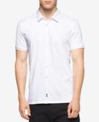 Calvin Klein Men's Slim-fit Premium Short-sleeve Shirt