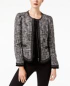 Inc International Concepts Cropped Tweed Jacket, Created For Macy's